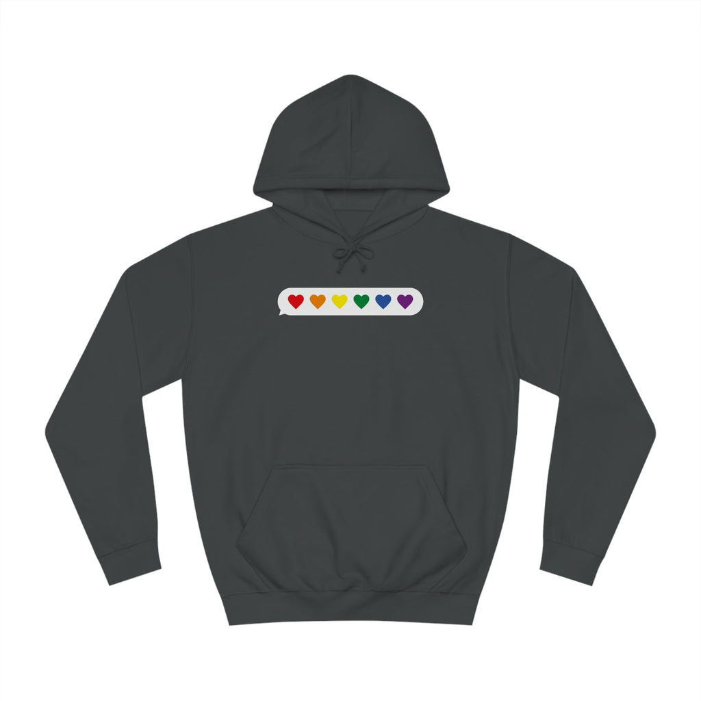 Little Love Messages Unisex Hoodie Hoodie Pink Sweetheart