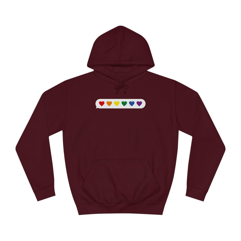 Little Love Messages Unisex Hoodie Hoodie Pink Sweetheart