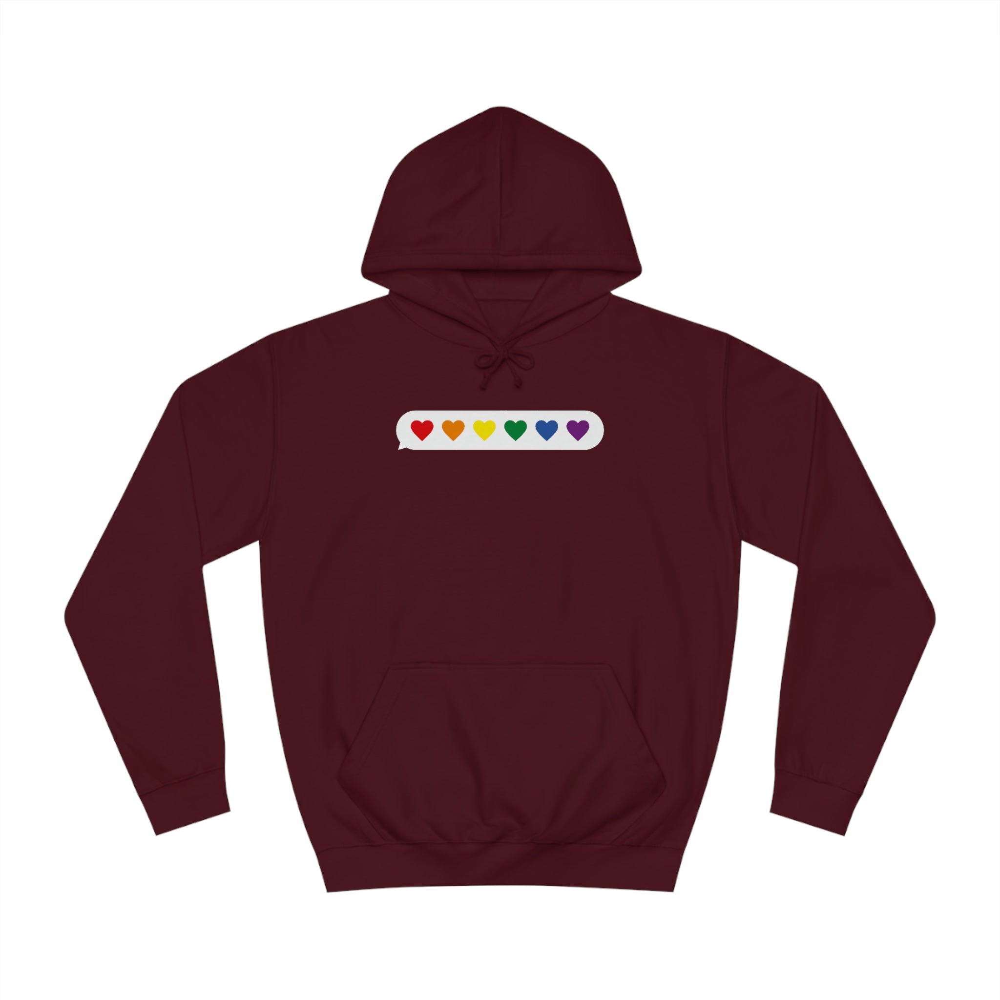 Little Love Messages Unisex Hoodie Hoodie Pink Sweetheart