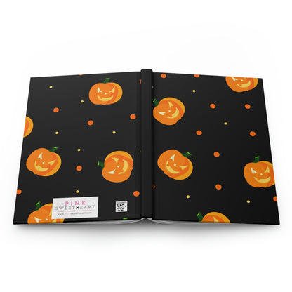 Little Spooky Pumpkin Hardcover Matte Journal Paper products Pink Sweetheart