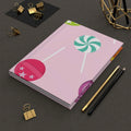 Lollipop Lane Hardcover Matte Journal - Pink Sweetheart