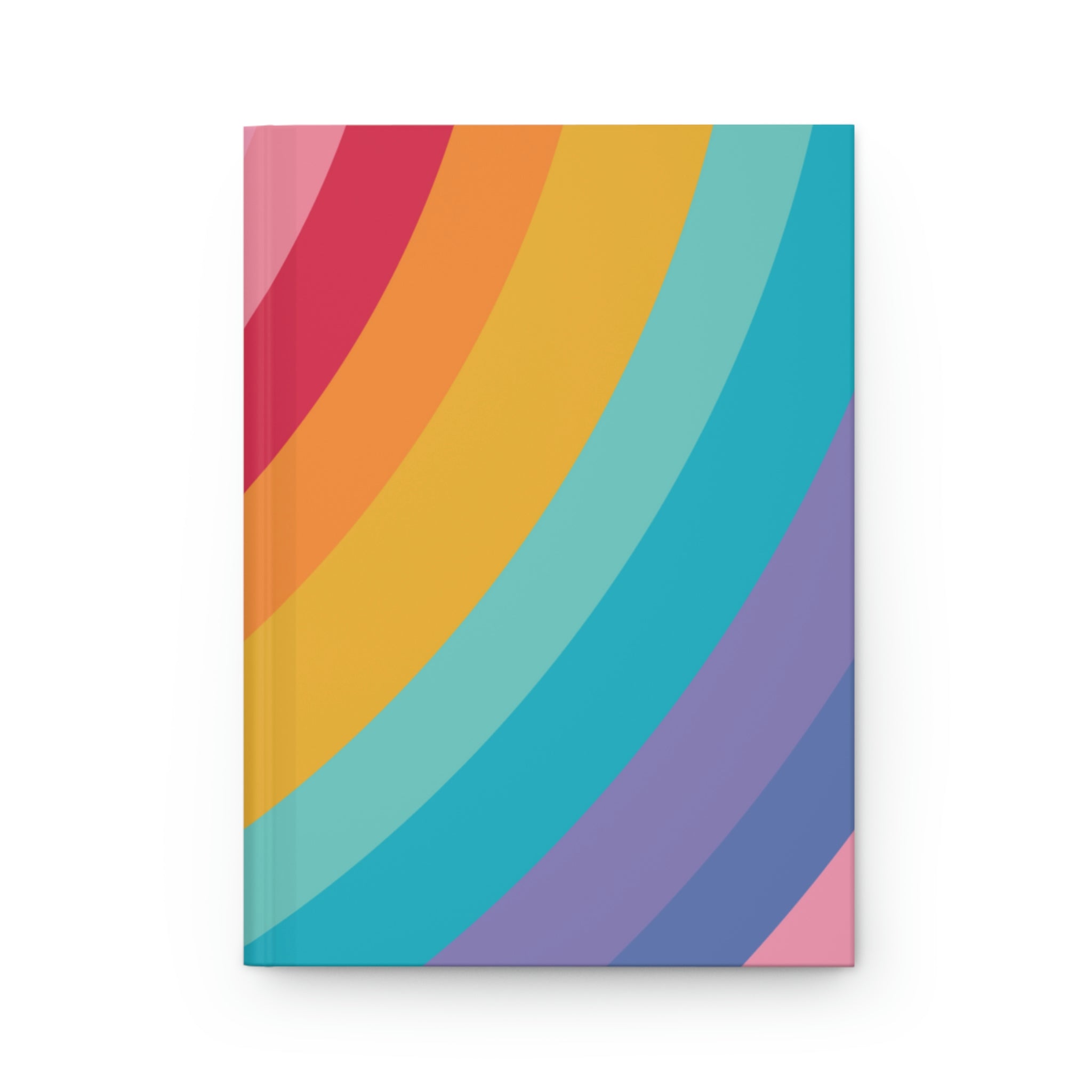 Loopy Rainbow Hardcover Matte Journal Paper products Pink Sweetheart