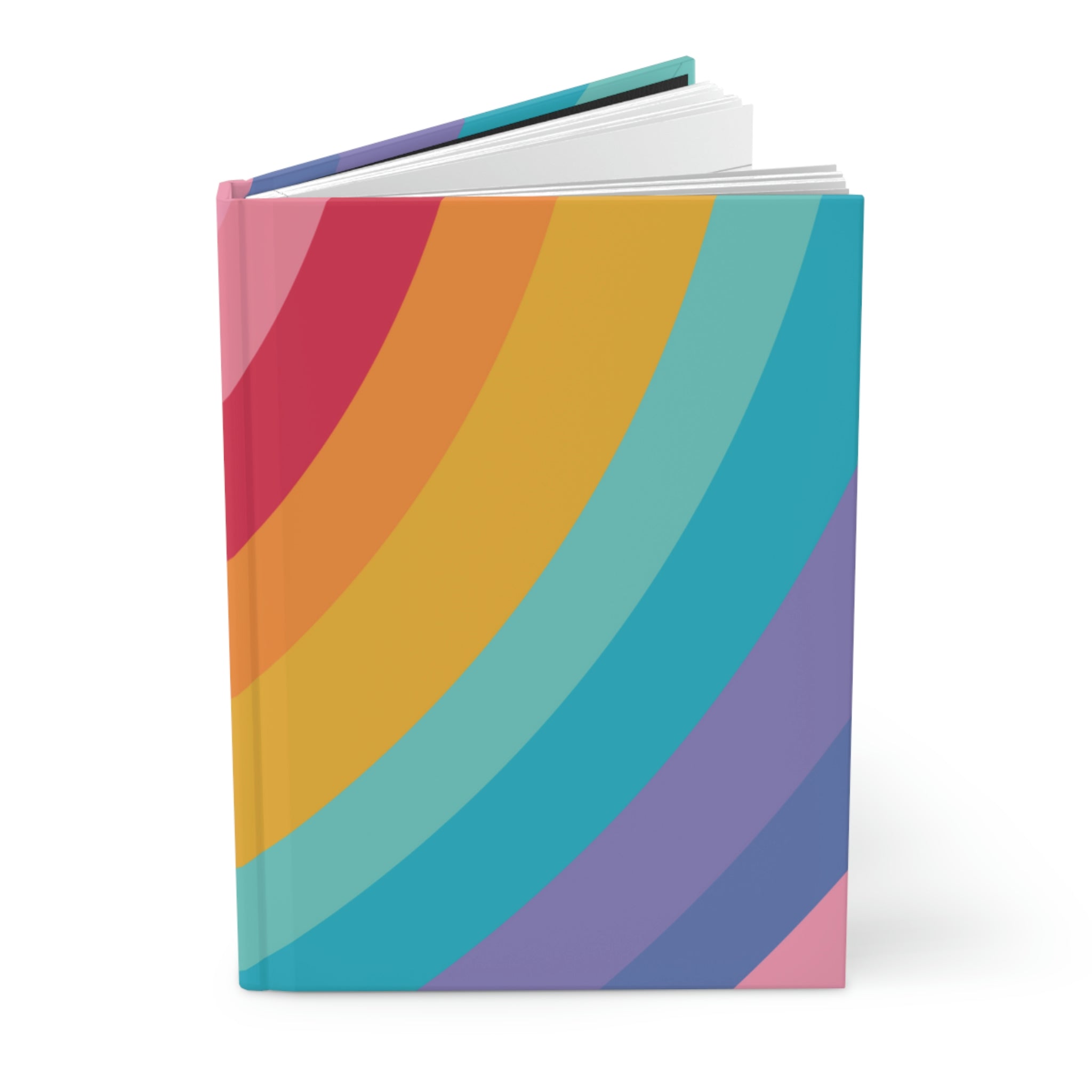 Loopy Rainbow Hardcover Matte Journal Paper products Pink Sweetheart