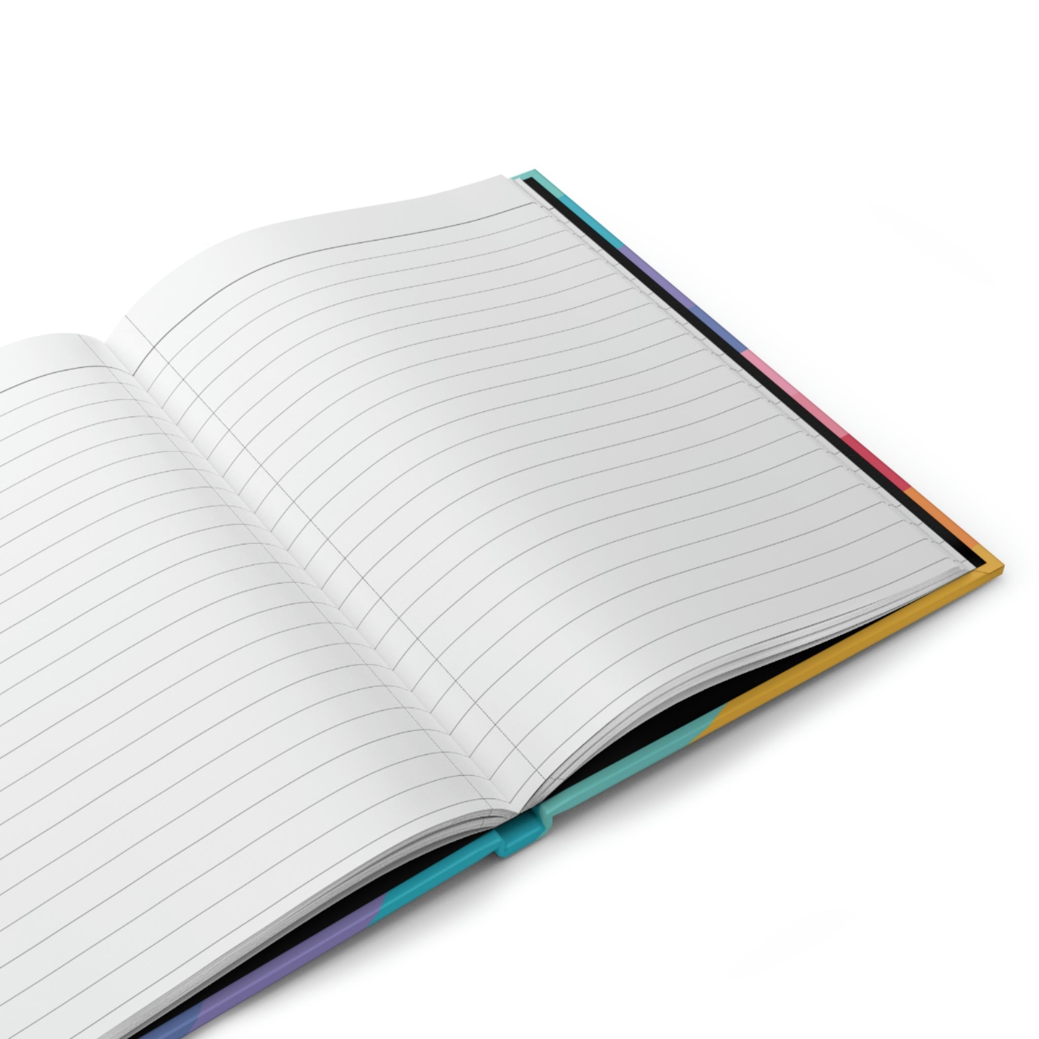 Loopy Rainbow Hardcover Matte Journal Paper products Pink Sweetheart