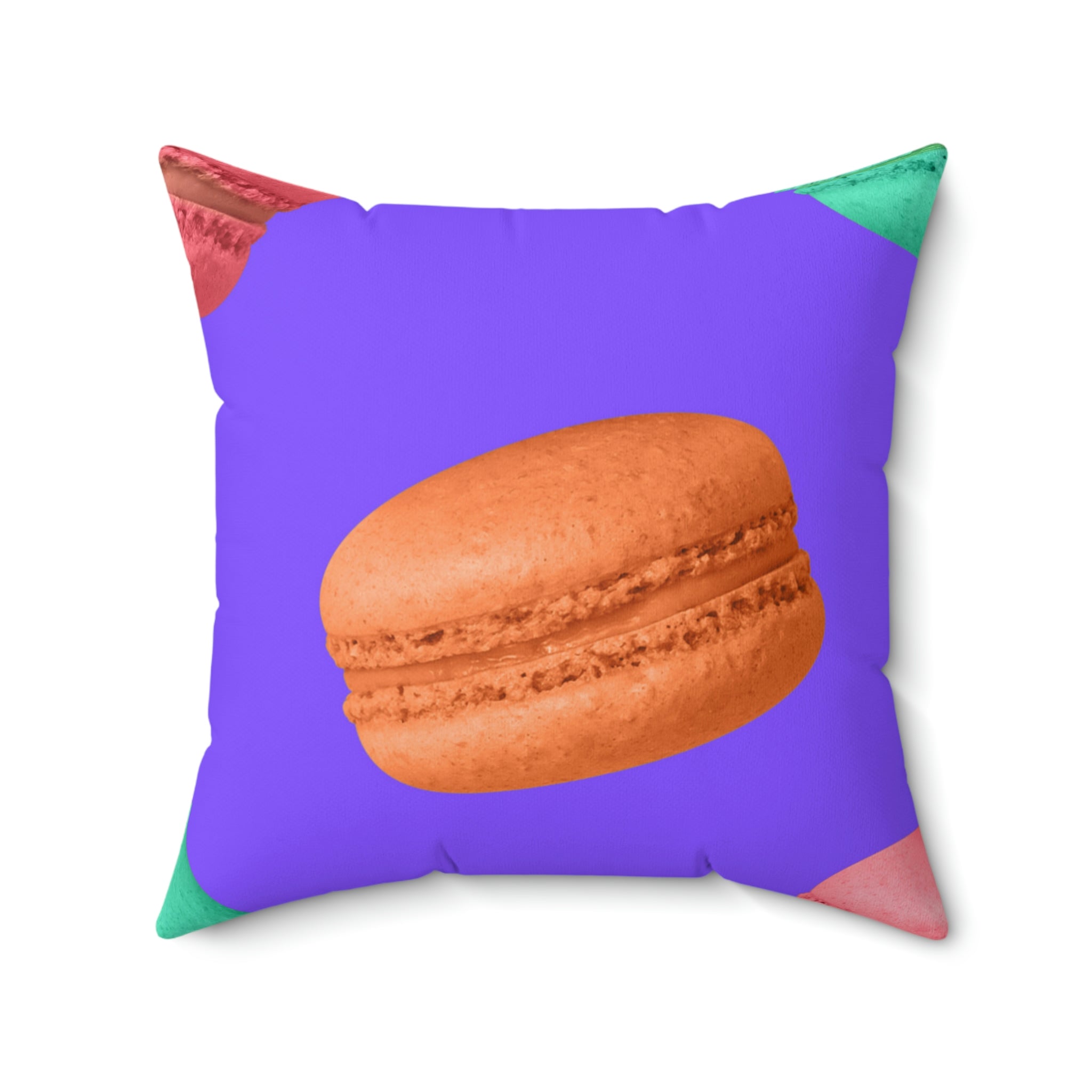 Macaron Minis Square Pillow Home Decor Pink Sweetheart