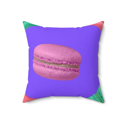 Macaron Minis Square Pillow Home Decor Pink Sweetheart