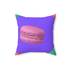 Macaron Minis Square Pillow Home Decor Pink Sweetheart