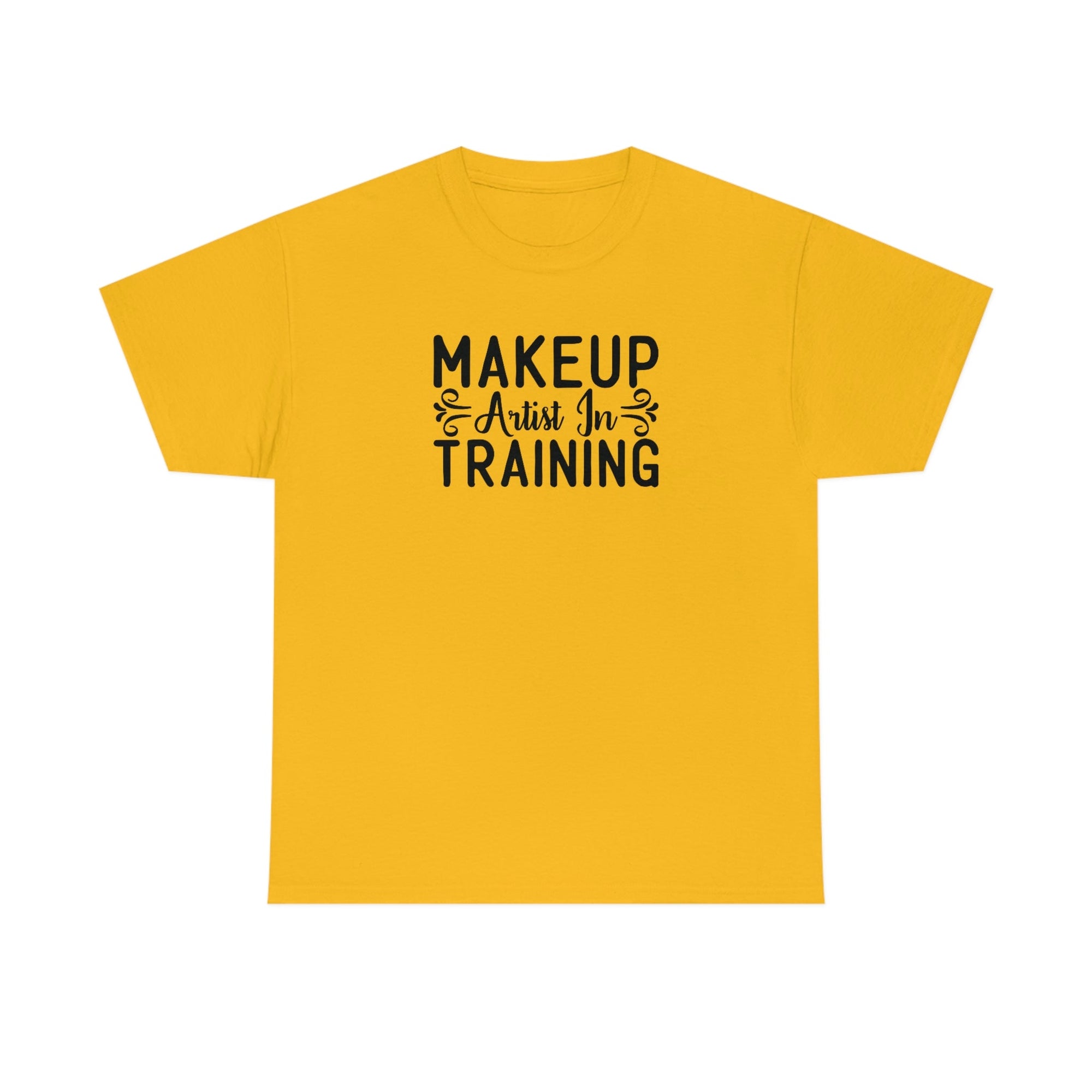 Makeup Artist in Training Cotton Tee T-Shirt Pink Sweetheart