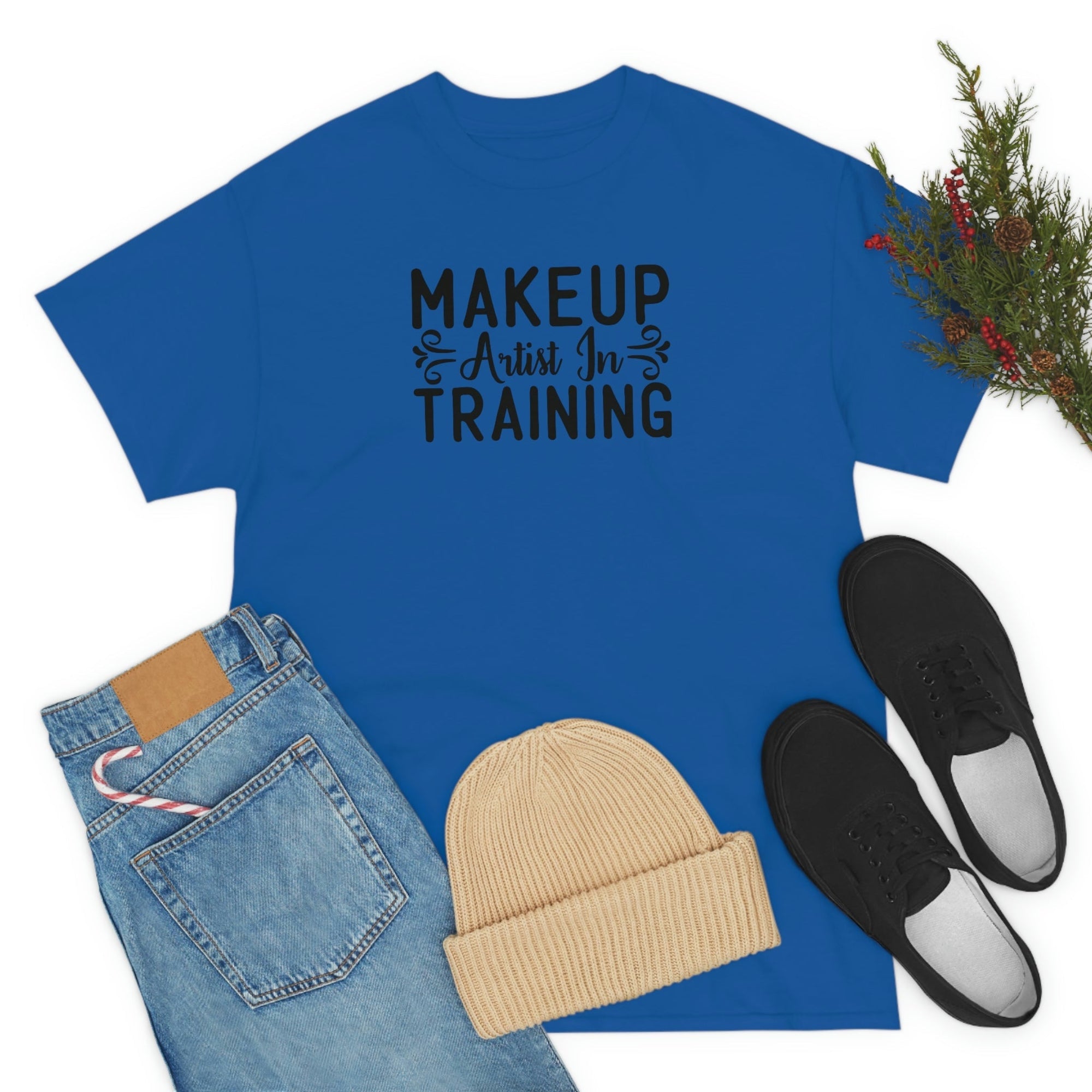 Makeup Artist in Training Cotton Tee T-Shirt Pink Sweetheart