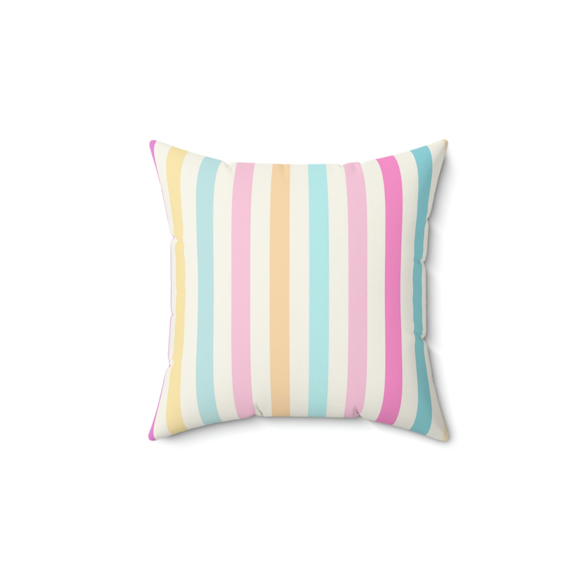 Marshmallow Candy Puff Square Pillow Home Decor Pink Sweetheart