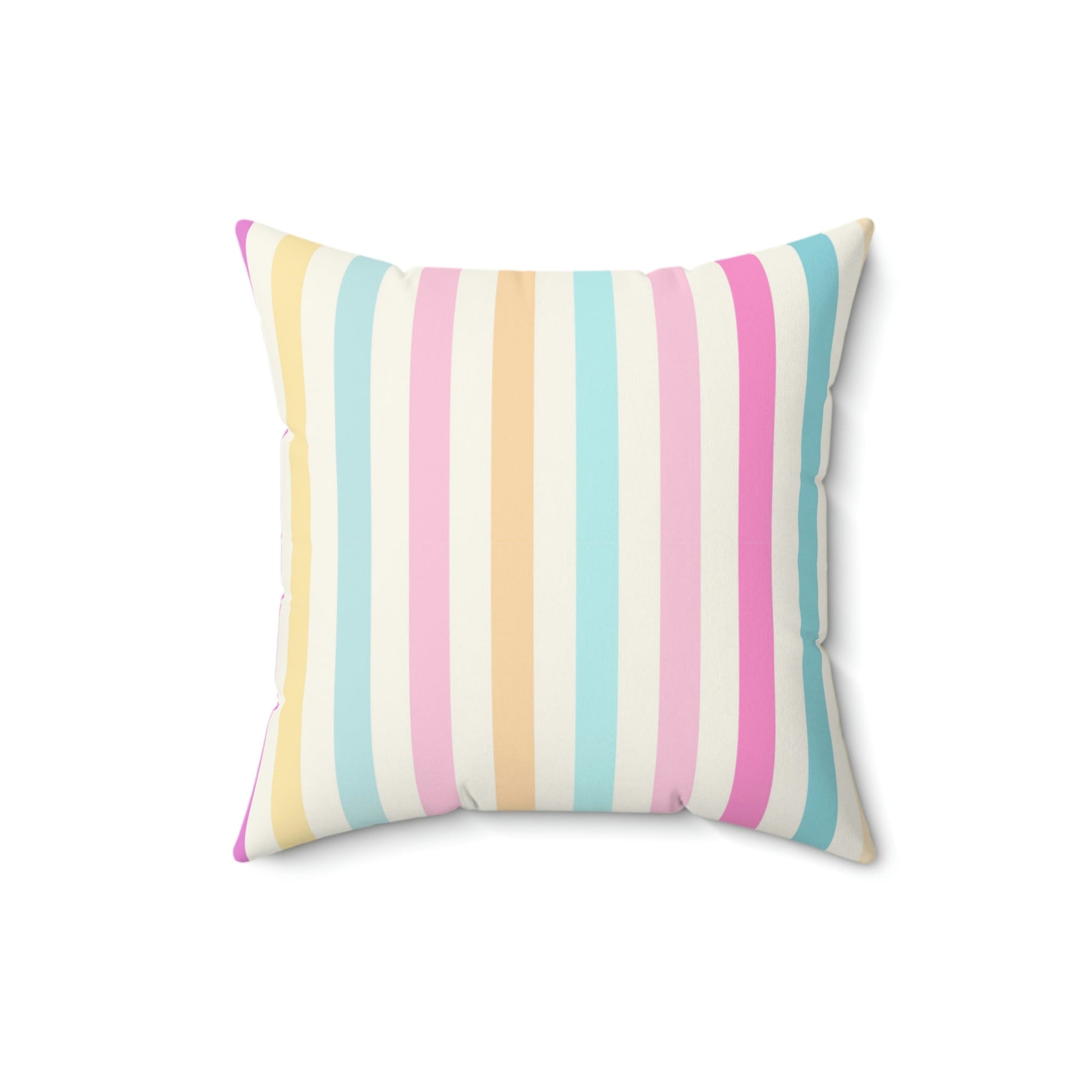 Marshmallow Candy Puff Square Pillow Home Decor Pink Sweetheart