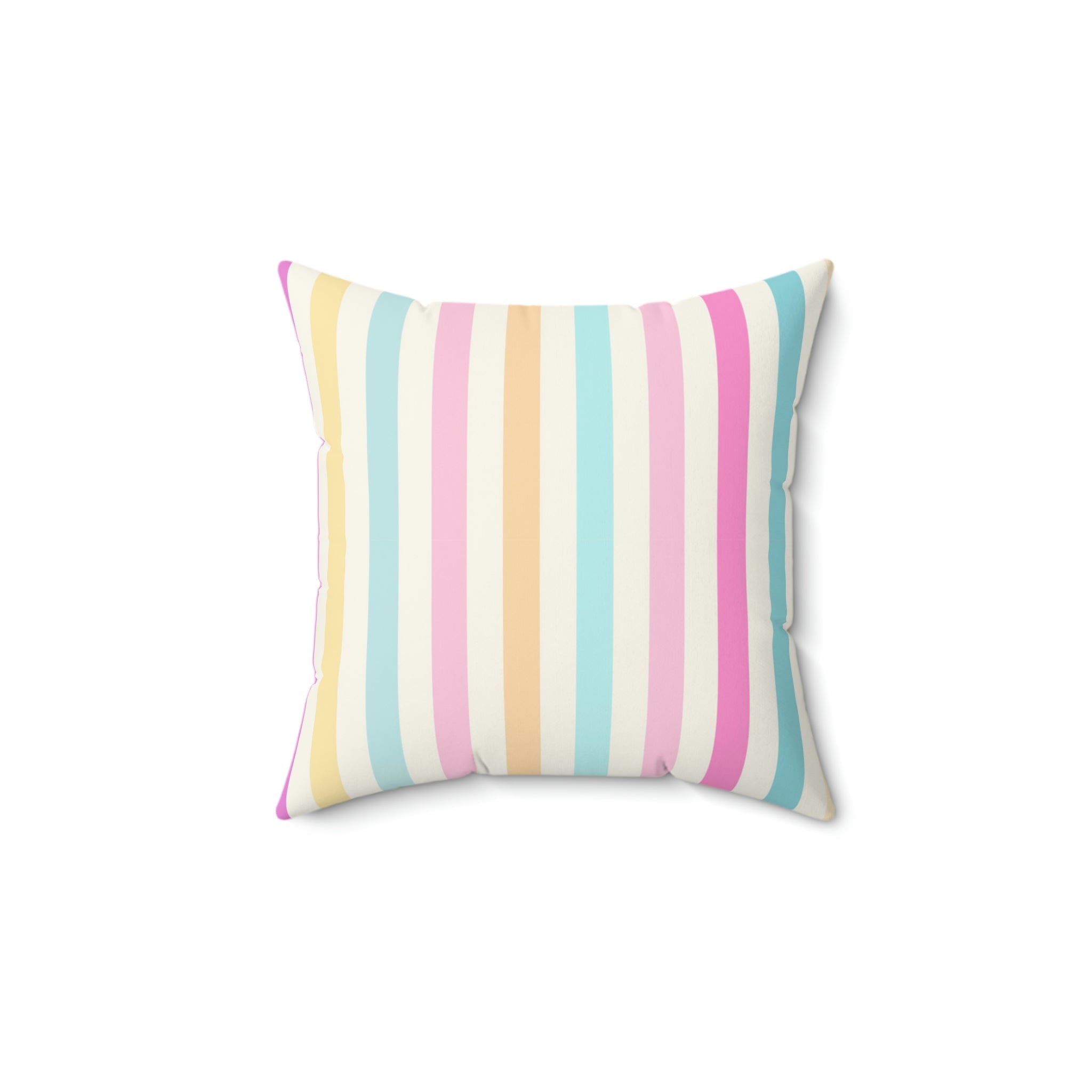 Marshmallow Candy Puff Square Pillow Home Decor Pink Sweetheart