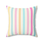 Marshmallow Candy Puff Square Pillow Home Decor Pink Sweetheart