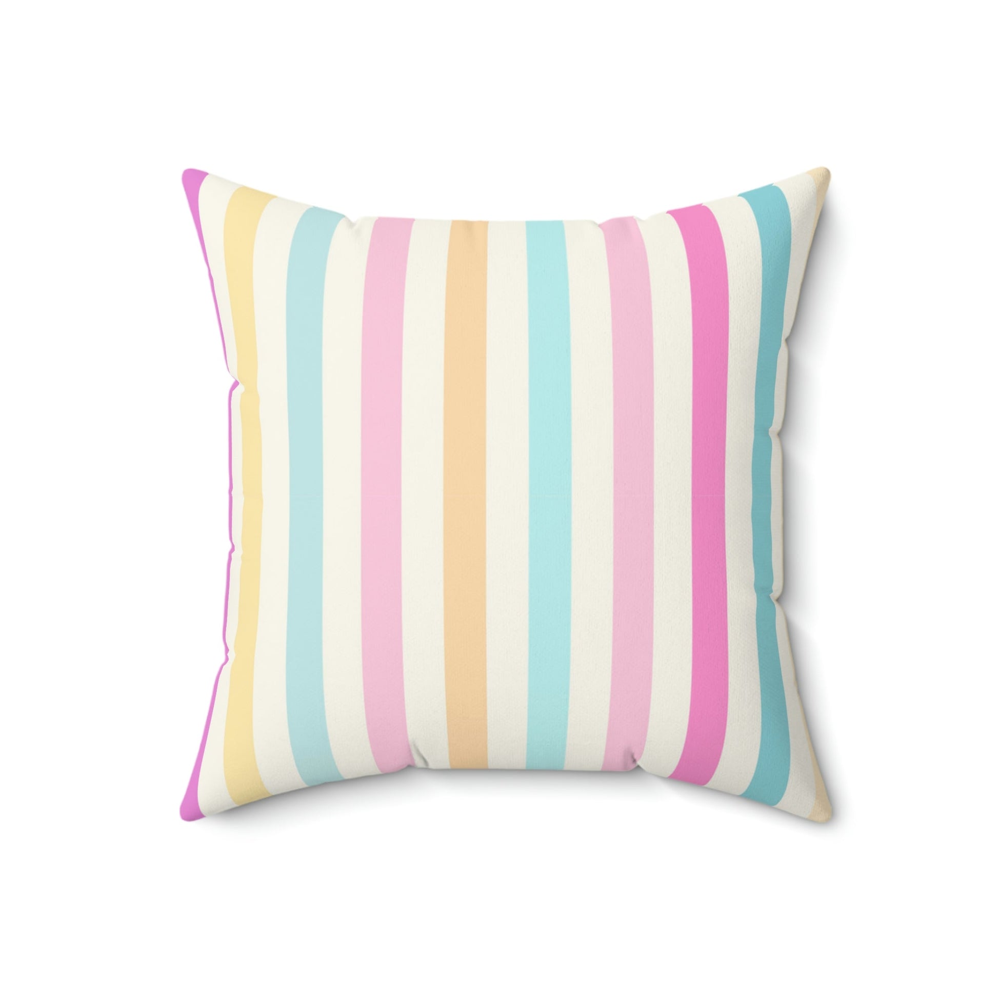 Marshmallow Candy Puff Square Pillow Home Decor Pink Sweetheart