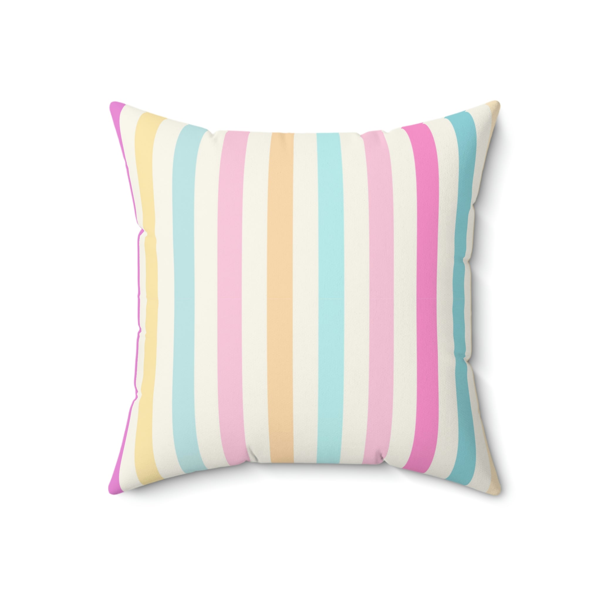 Marshmallow Candy Puff Square Pillow Home Decor Pink Sweetheart
