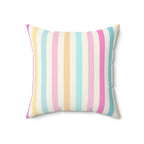 Marshmallow Candy Puff Square Pillow Home Decor Pink Sweetheart