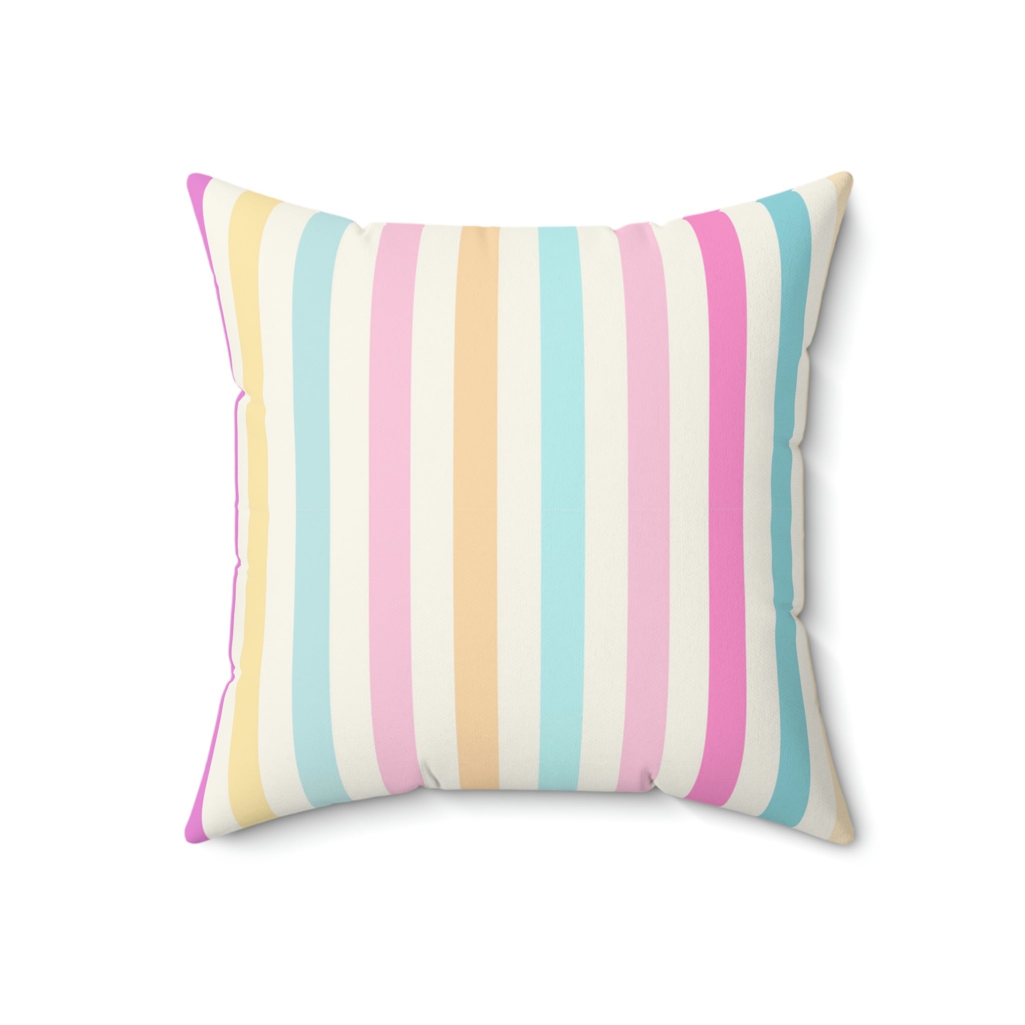 Marshmallow Candy Puff Square Pillow Home Decor Pink Sweetheart