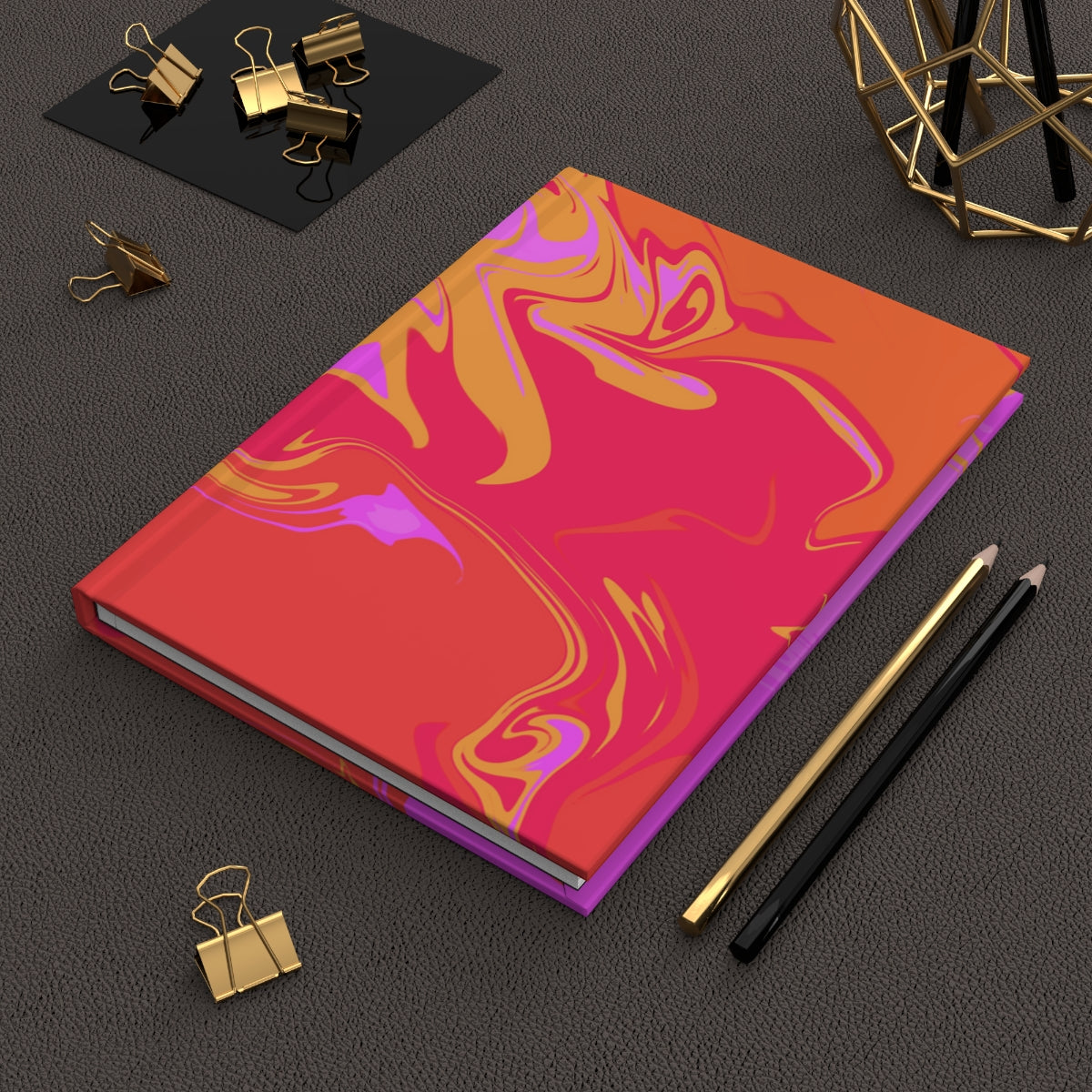Melted Candies Hardcover Matte Journal Paper products Pink Sweetheart
