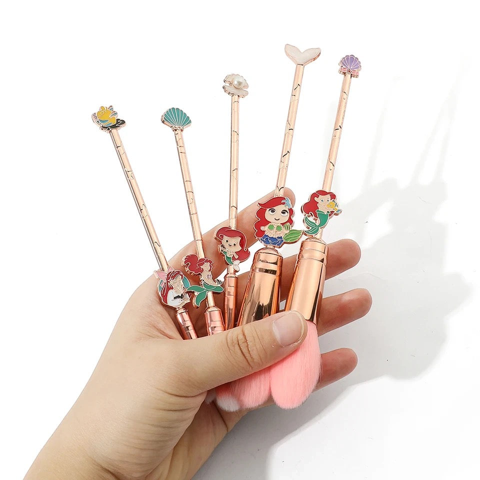 Mermaid Cosmetic Makeup Brush Set Makeup Brushes Pink Sweetheart