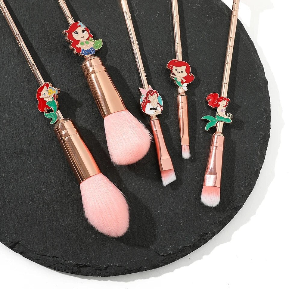 Mermaid Cosmetic Makeup Brush Set Makeup Brushes Pink Sweetheart