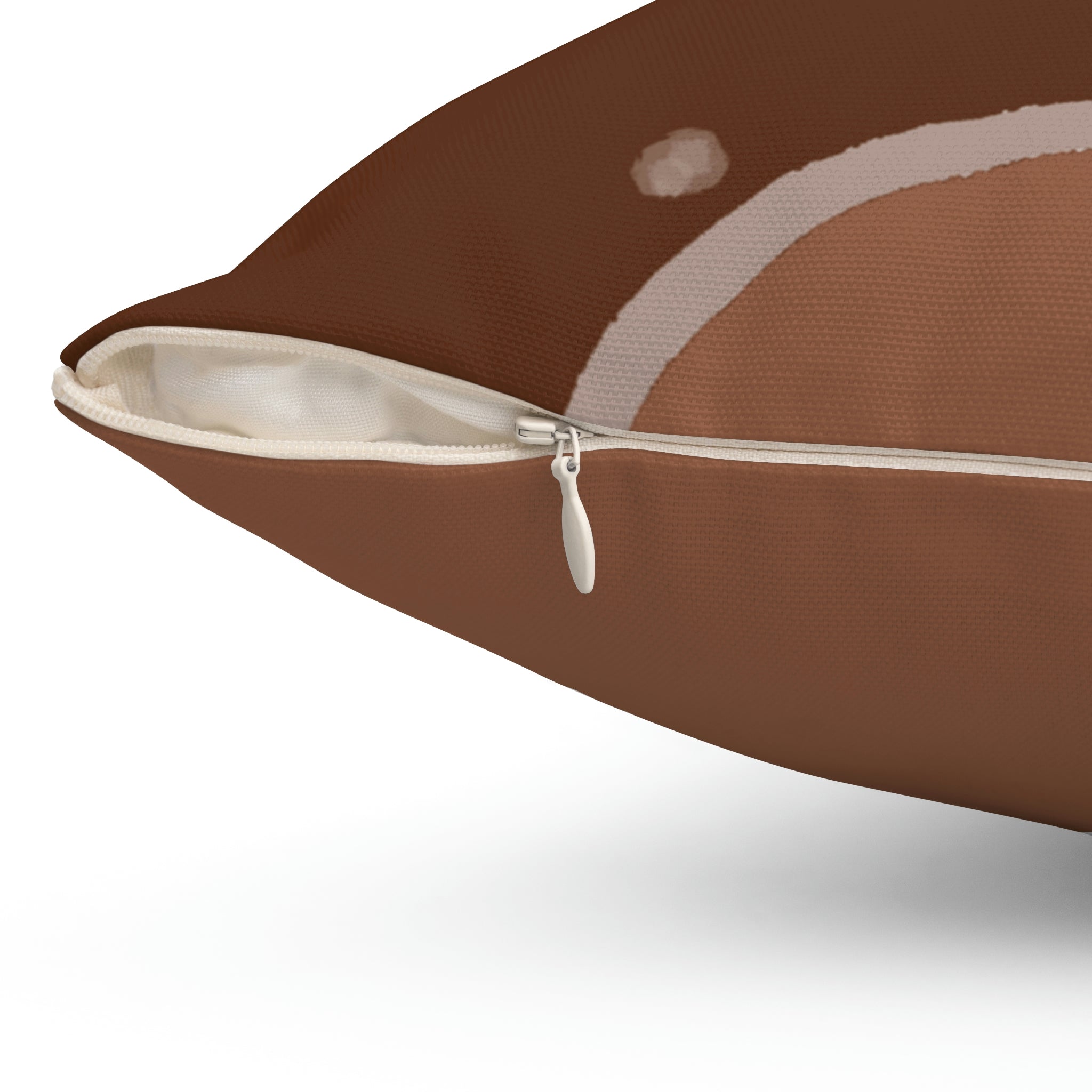 Milk Chocolate Meets Dark Chocolate Square Pillow Home Decor Pink Sweetheart