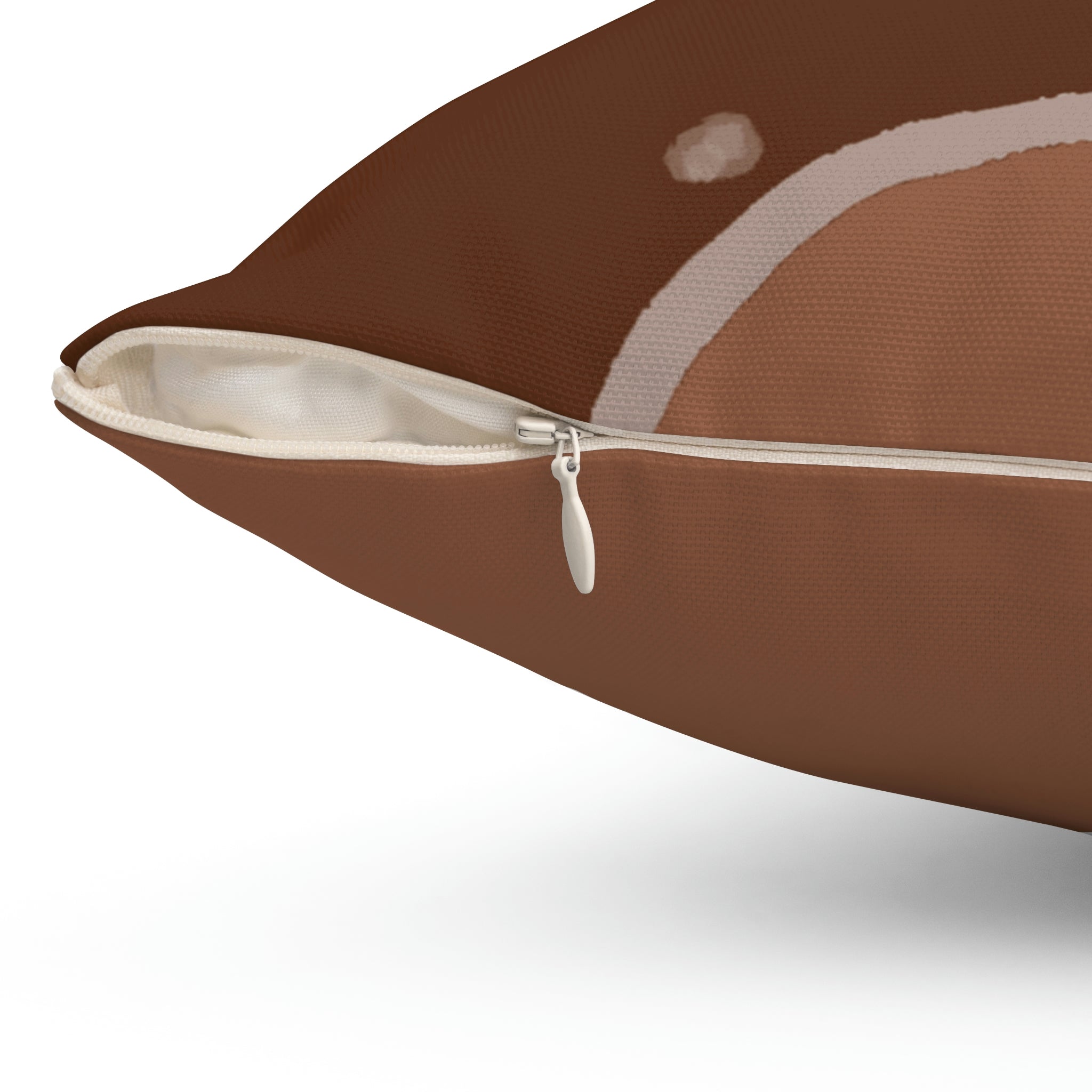 Milk Chocolate Meets Dark Chocolate Square Pillow Home Decor Pink Sweetheart