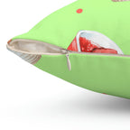 Mini Starwberry Shortcakes Square Pillow Home Decor Pink Sweetheart