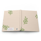 Minimalistic Leaf Hardcover Matte Journal Paper products Pink Sweetheart