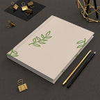 Minimalistic Leaf Hardcover Matte Journal Paper products Pink Sweetheart