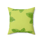 Minty Fresh Square Pillow Home Decor Pink Sweetheart