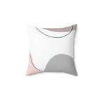 Modern Day Minimalist Square Pillow Home Decor Pink Sweetheart
