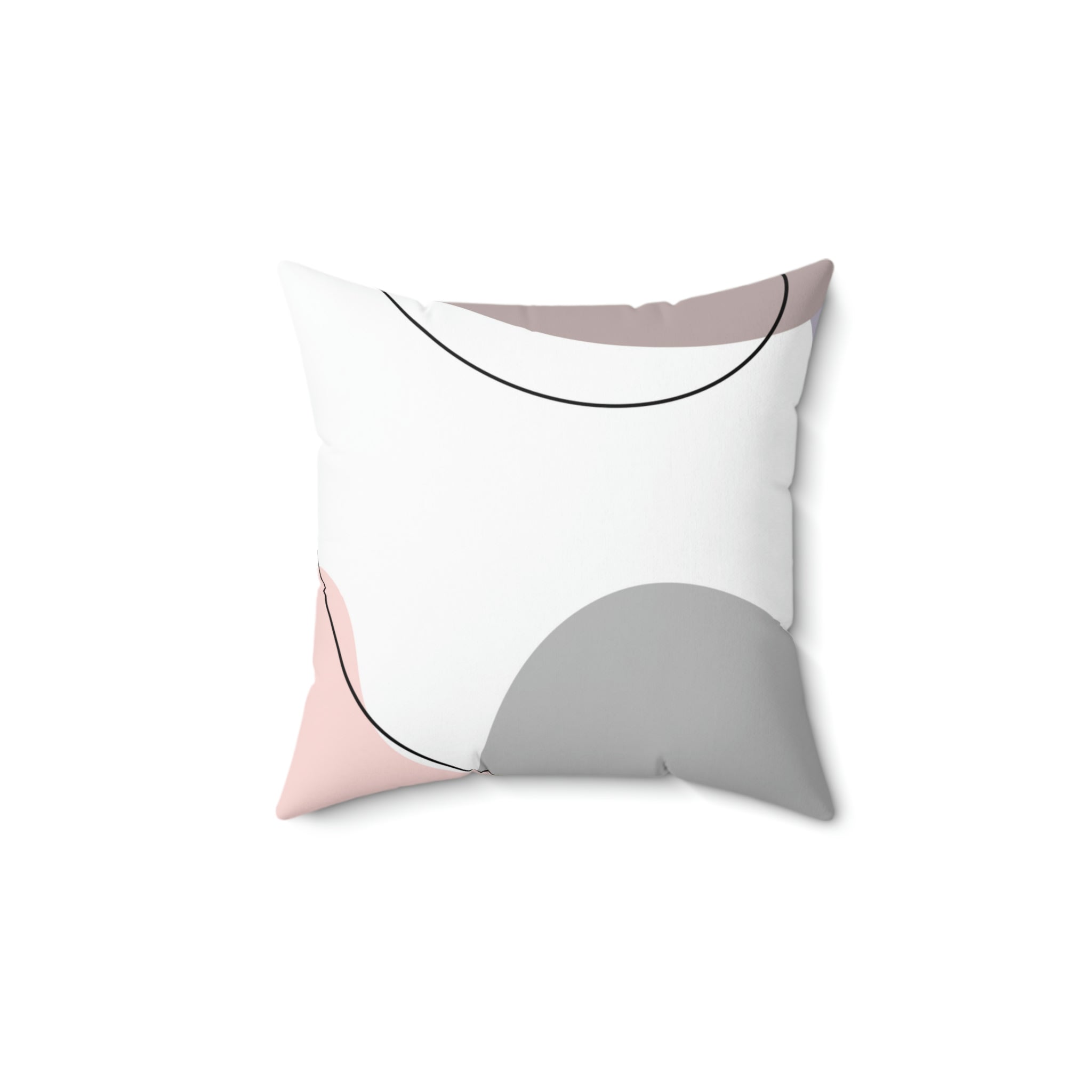 Modern Day Minimalist Square Pillow Home Decor Pink Sweetheart