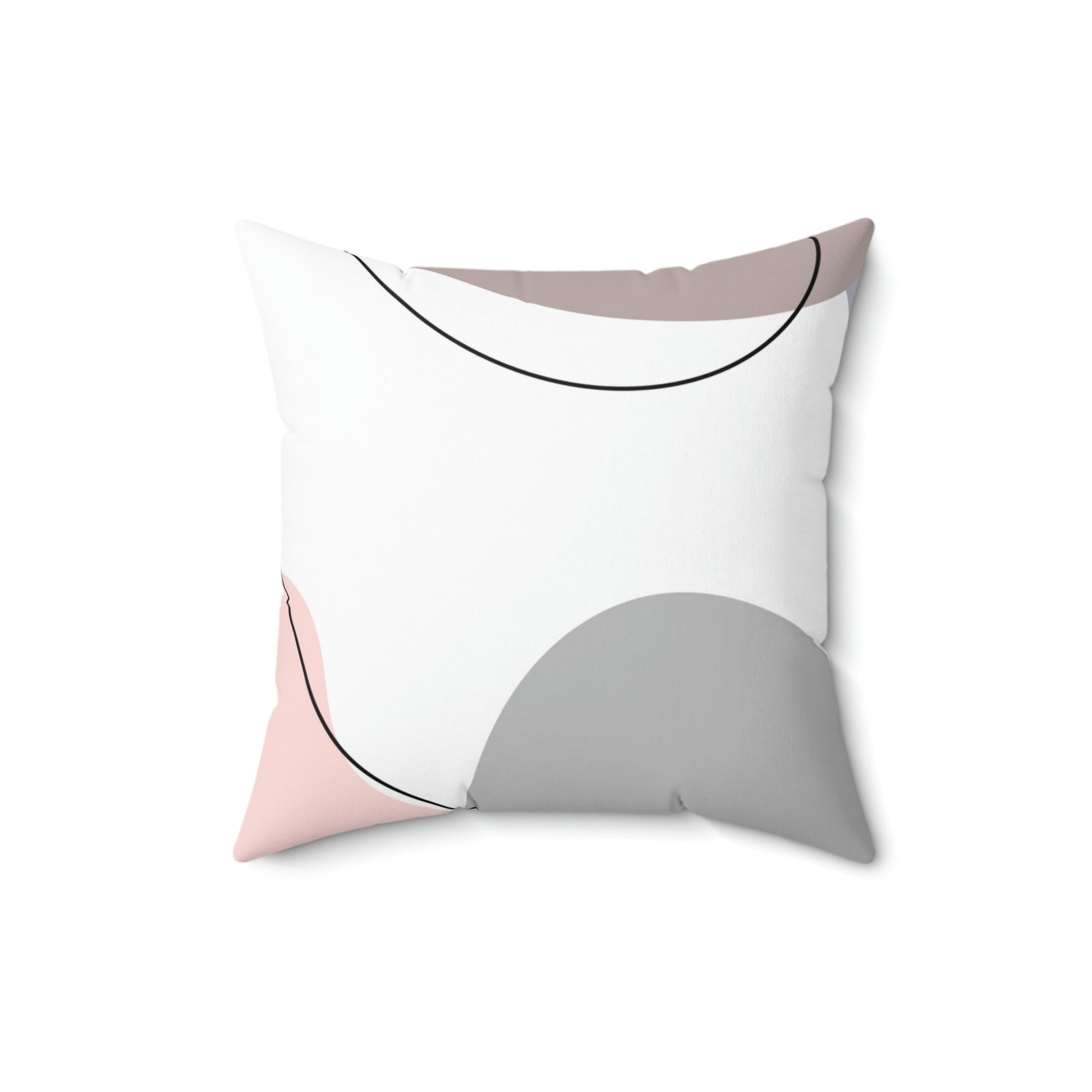 Modern Day Minimalist Square Pillow Home Decor Pink Sweetheart