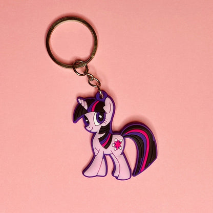 My Little Pony Rubber Keychain Charm Keychains Pink Sweetheart