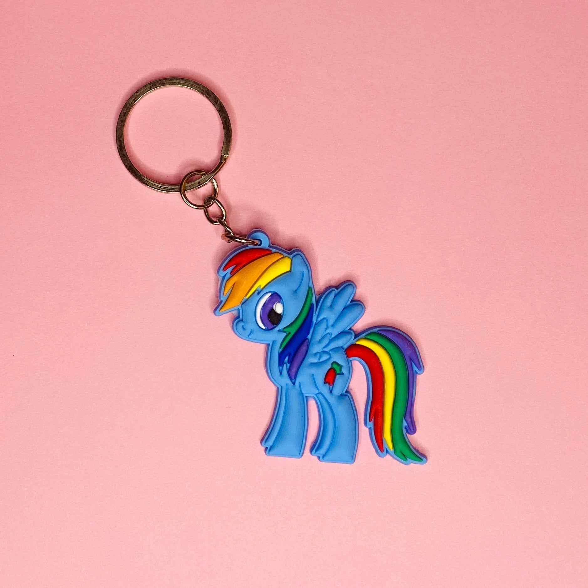 My Little Pony Rubber Keychain Charm Keychains Pink Sweetheart