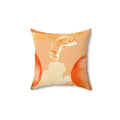 Naranja Jugosa Square Pillow - Pink Sweetheart
