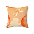 Naranja Jugosa Square Pillow Home Decor Pink Sweetheart
