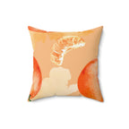 Naranja Jugosa Square Pillow Home Decor Pink Sweetheart