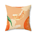 Naranja Jugosa Square Pillow Home Decor Pink Sweetheart