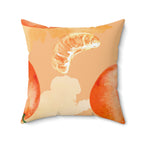 Naranja Jugosa Square Pillow Home Decor Pink Sweetheart