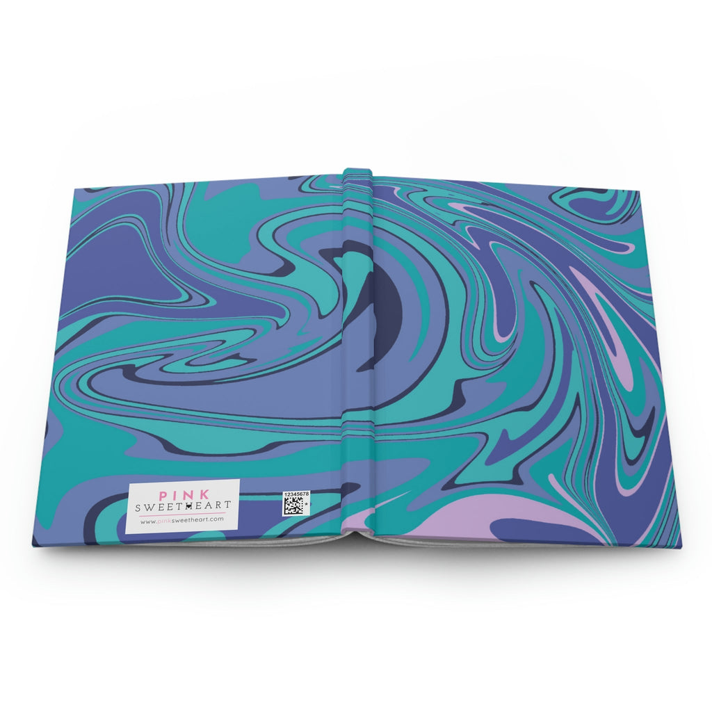 Ocean Dive Hardcover Matte Journal Paper products Pink Sweetheart