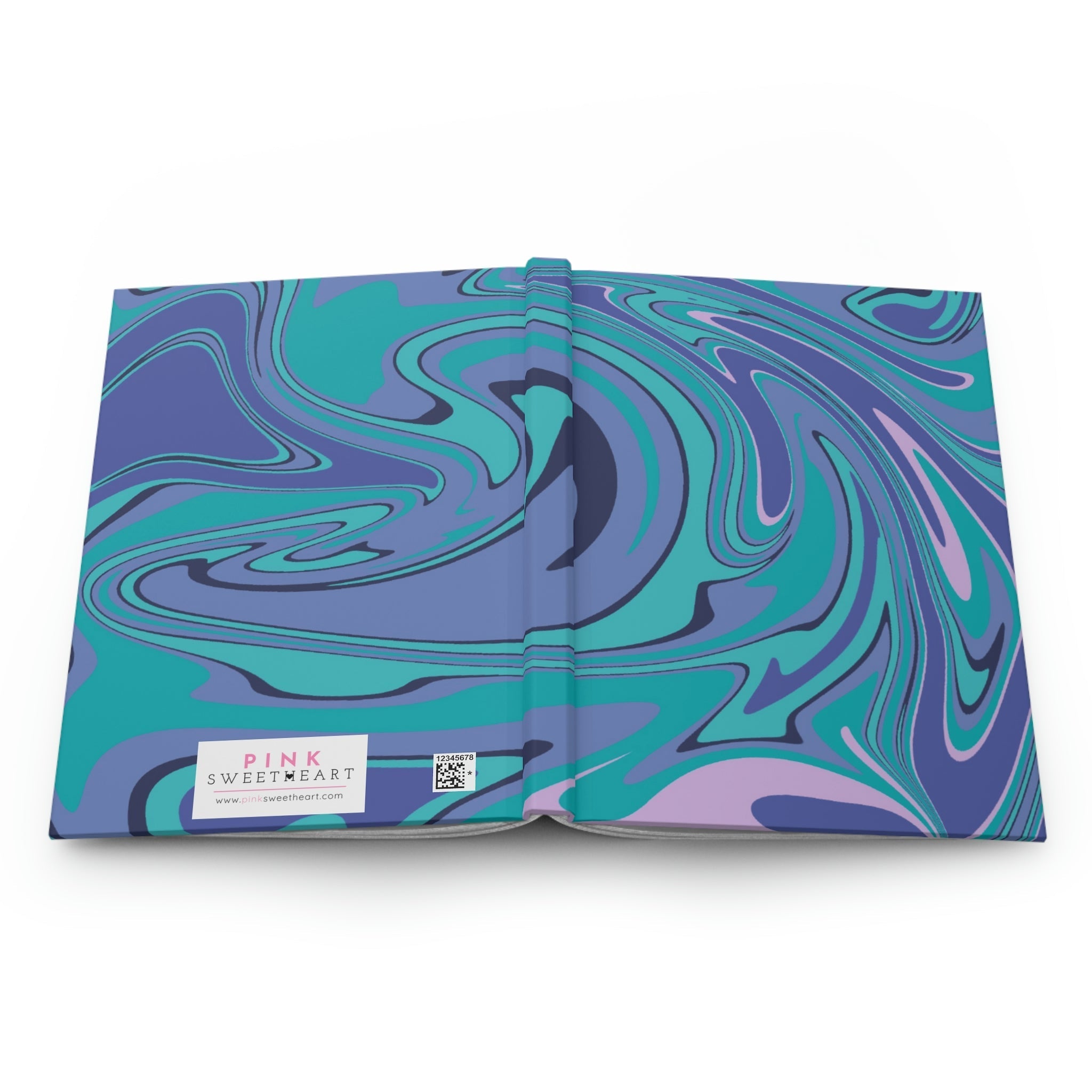 Ocean Dive Hardcover Matte Journal Paper products Pink Sweetheart