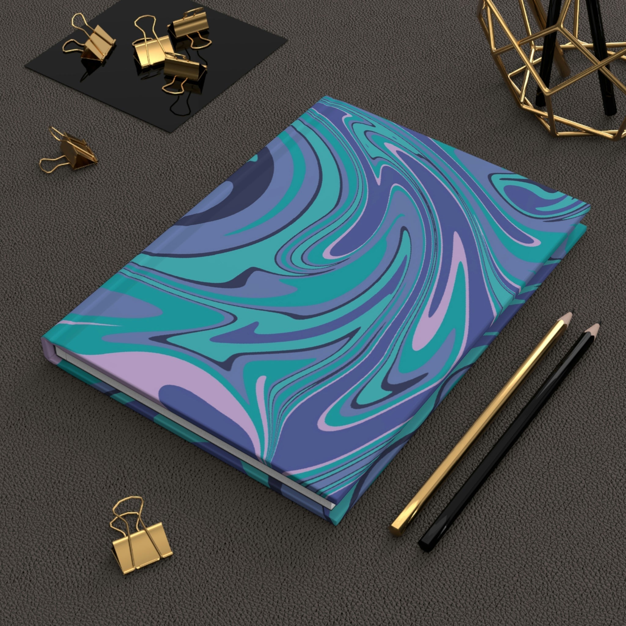 Ocean Dive Hardcover Matte Journal Paper products Pink Sweetheart