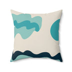 Oceanside View Square Pillow Home Decor Pink Sweetheart