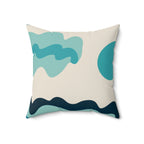 Oceanside View Square Pillow Home Decor Pink Sweetheart