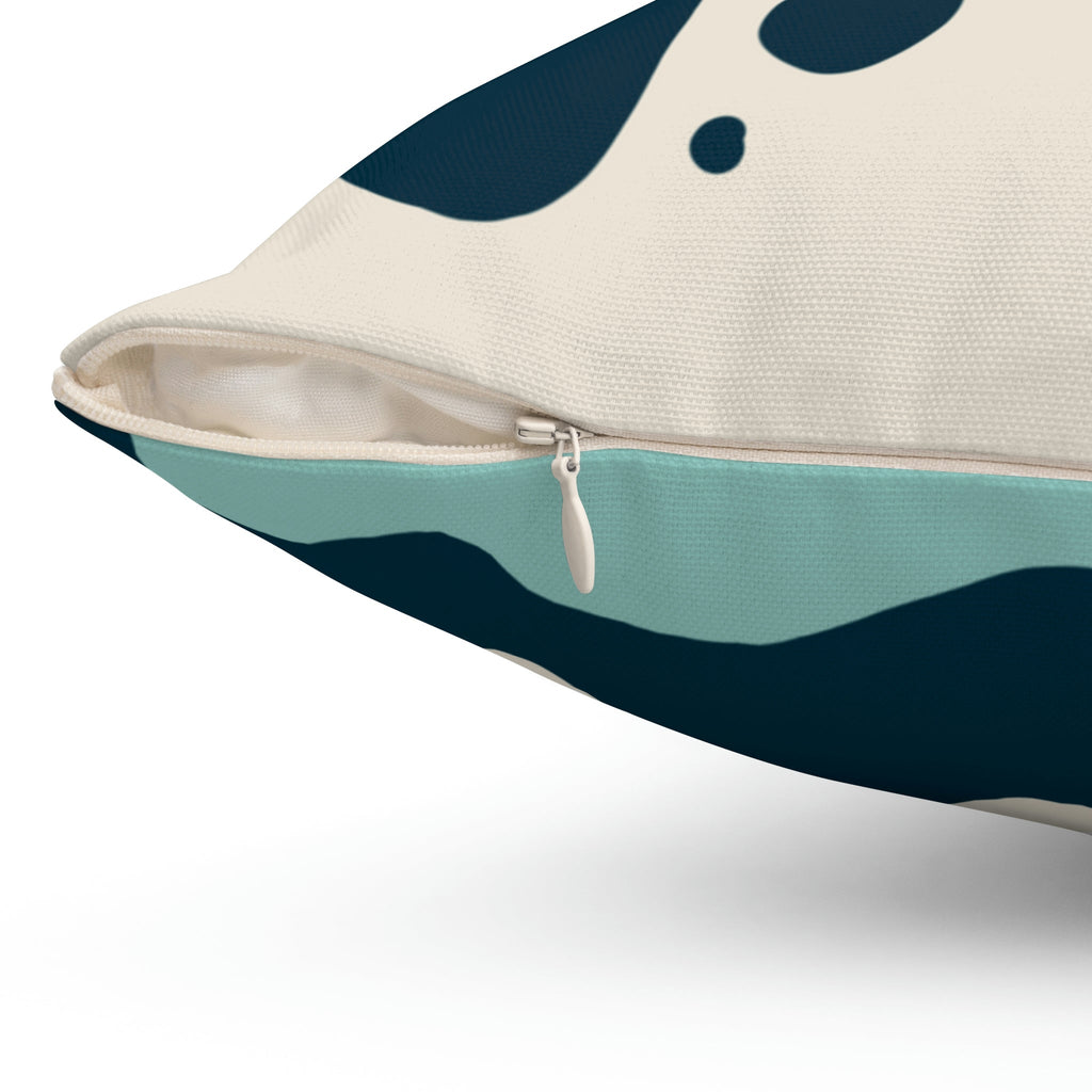 Oceanside View Square Pillow Home Decor Pink Sweetheart