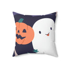 On Halloween Night Square Pillow Home Decor Pink Sweetheart