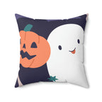 On Halloween Night Square Pillow Home Decor Pink Sweetheart
