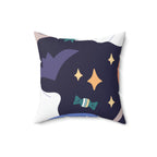 On Halloween Night Square Pillow Home Decor Pink Sweetheart