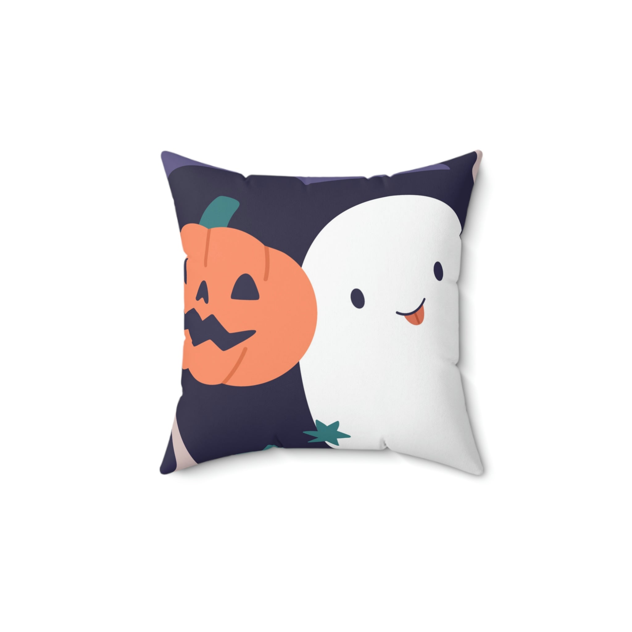 On Halloween Night Square Pillow Home Decor Pink Sweetheart